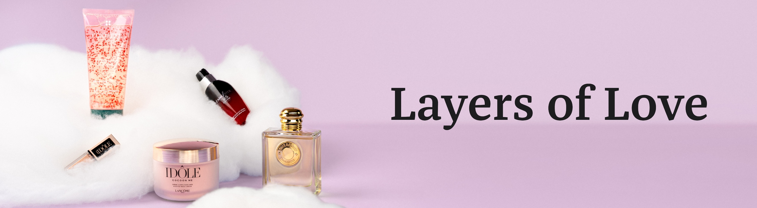 Picture of Products and Text Layers of Love