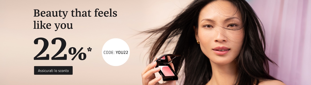 Beauty that feels like you promo with 22% dicount