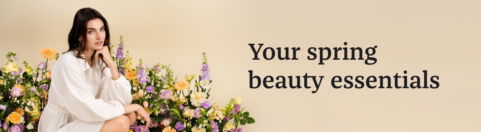 Banner Your Spring Beauty Essentials Promo