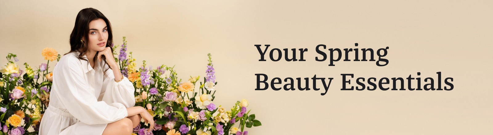 Banner Your Spring Beauty Essentials Promo