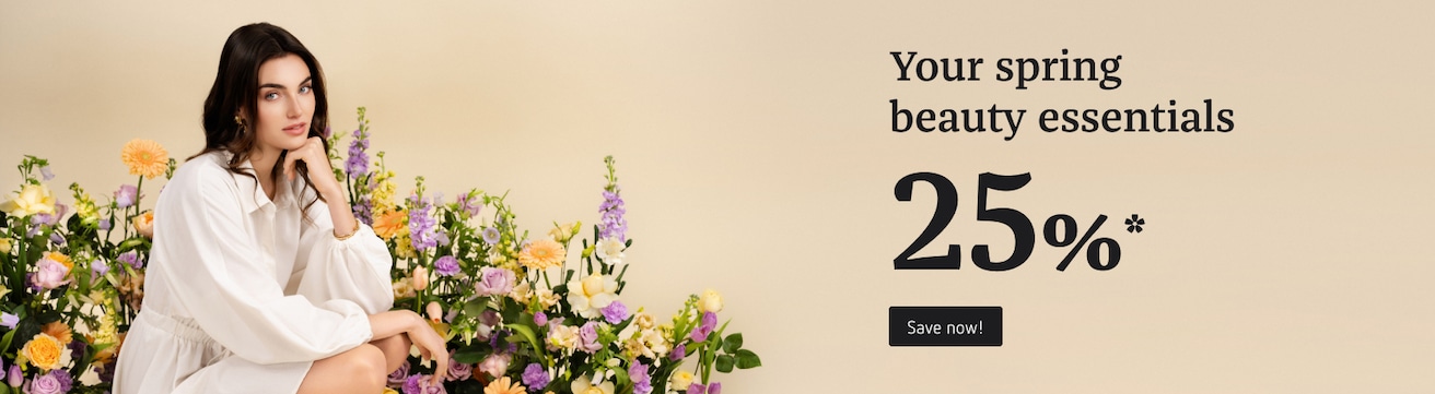 Banner Your Spring Beauty Essentials Promo