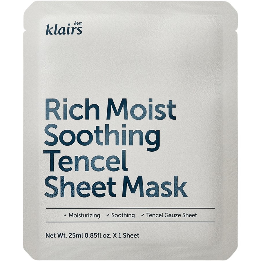 Klairs Maschere Rich Moist Soothing Tencel Sheet Mask