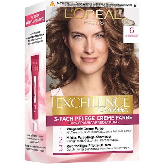 L’Oréal Paris Excellence Creme 3-Fach Pflege Farbe Coloration Damen