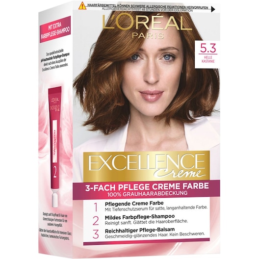 L’Oréal Paris Excellence Creme 3-Fach Pflege Farbe Coloration Damen