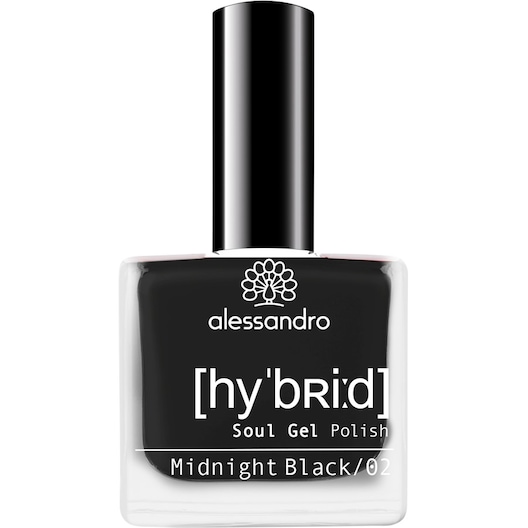 Alessandro Negle Hybrid Soul Gel Polish No. 120 Midnight Black 8 ml