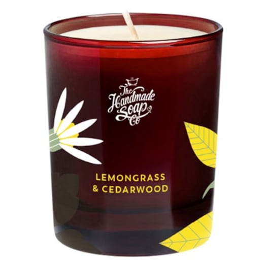 The Handmade Soap Lemongrass & Cedarwood Scented Soy Candle Duftlys Unisex 70 g
