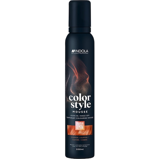 INDOLA Semi-permanente-Haarfarbe Color-Style-MousseCopper 200 ml (80,95 € / 1 l) 1163768