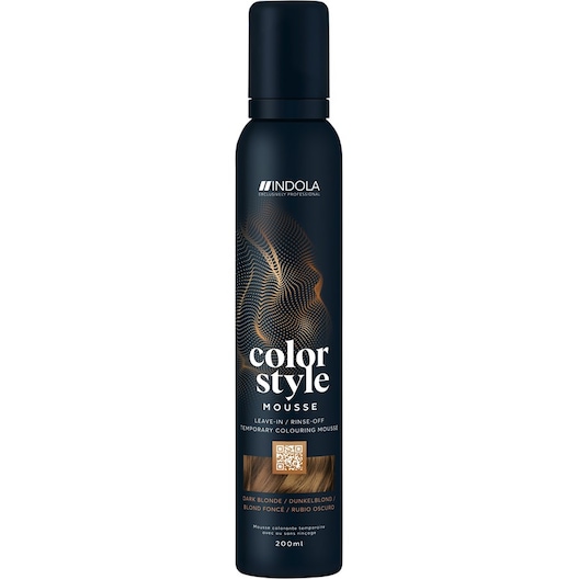 INDOLA Semi-permanente-Haarfarbe Color-Style-MousseDark Blonde 200 ml (111,10 € / 1 l) 1163769