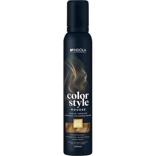 INDOLA Semi-permanente-Haarfarbe Color-Style-MousseMedium Blonde 200 ml (111,10 € / 1 l) 1163770