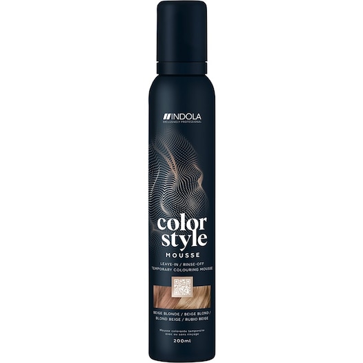 Indola Women's Beige Color Style Mousse Blonde Semi-Permanent Hair Dye 200 Ml