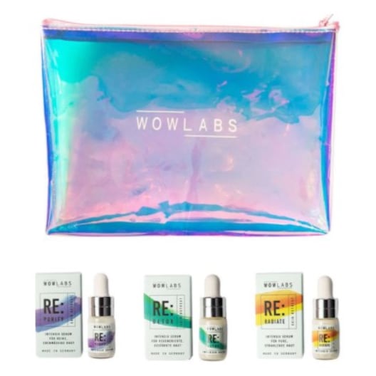 WOWLABS Explorer Kit mit Kosmetiktasche Gesichtspflegeset