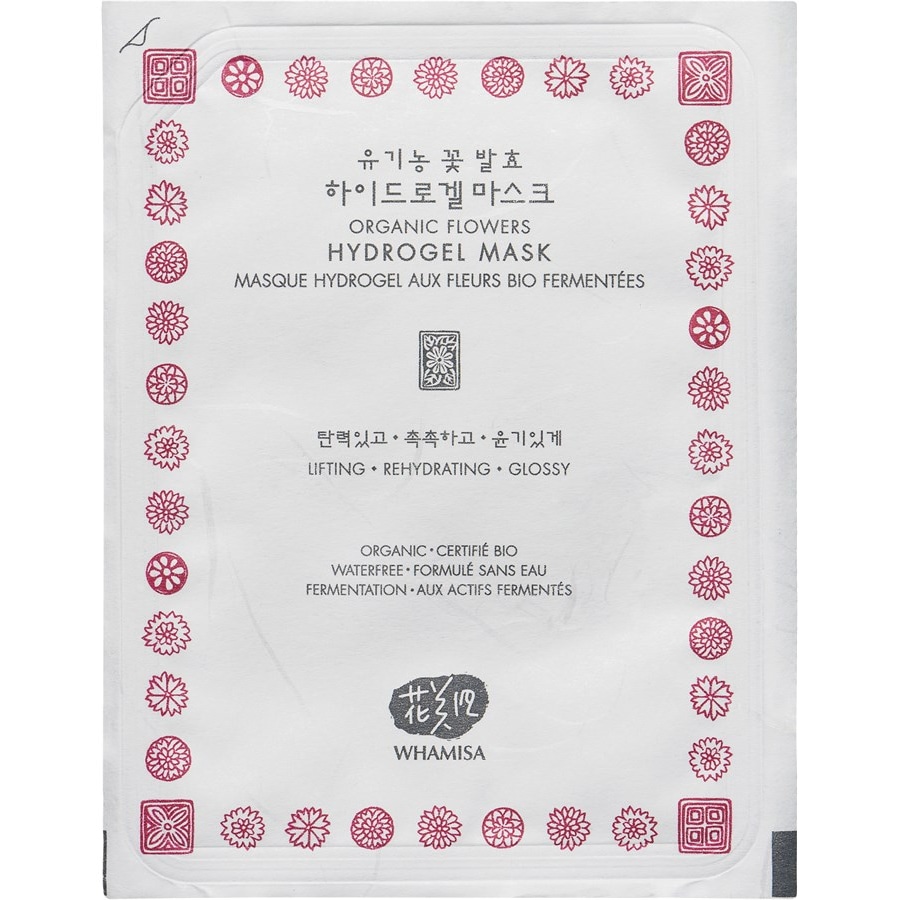 WHAMISA Mask Fiori biologici Hydro Gel Facial Mask