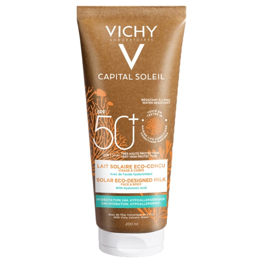 VICHY Cura del sole Latte solare eco per viso e corpo SPF 50+