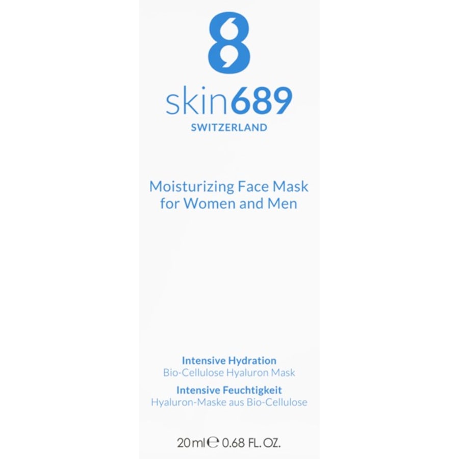 skin689 Viso Cellulosa biologica Moisturizing Face Mask