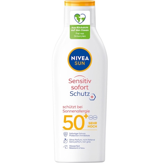 NIVEA Sonnenschutz Sensitive Sofort-Schutz Sonnenlotion LSF 50+ Unisex