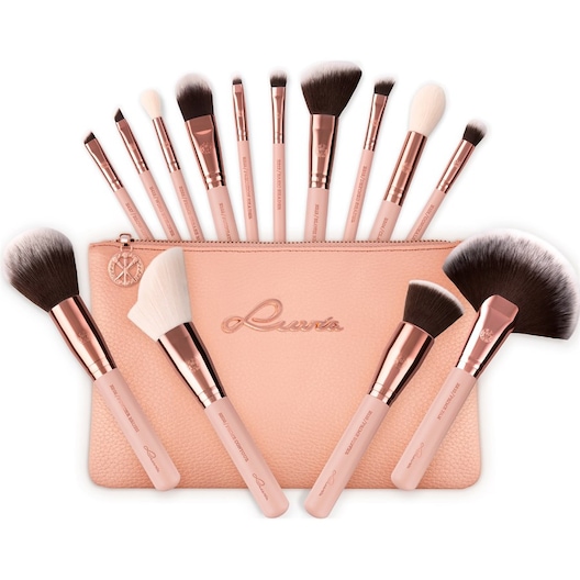 Luvia Cosmetics Brush Set Rose Golden Vintage Makeup penselsæt Female