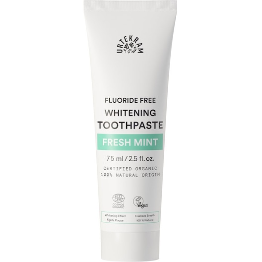 Urtekram Dental Care Fluorfri blegende tandpasta Fresh Mint Tandpleje Unisex 75 ml