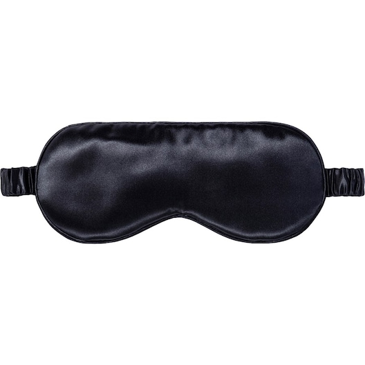 slip Sleep Masks Pure Silk Mask Black Sove masker Unisex