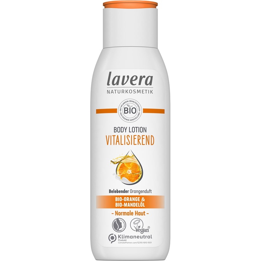 Lavera Body Lotion e Milk Arancia biologica e olio di mandorla biologica Lozione corpo vitalizzante