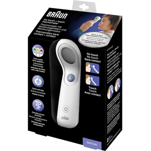 BRAUN Pande No Touch + Thermometer Øre og pande Male