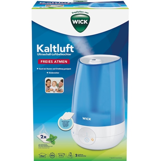 WICK Kold Luftfugter Cold Air Ultrasonic Humidifier 1 Stk.