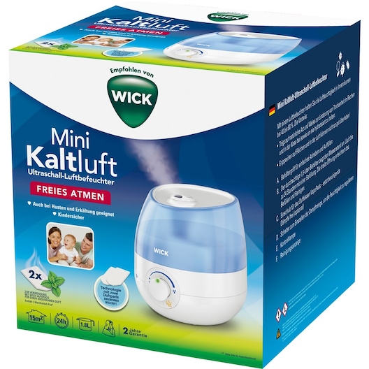 WICK Kold Luftfugter Mini Cold Air Ultrasonic Humidifier 1 Stk.