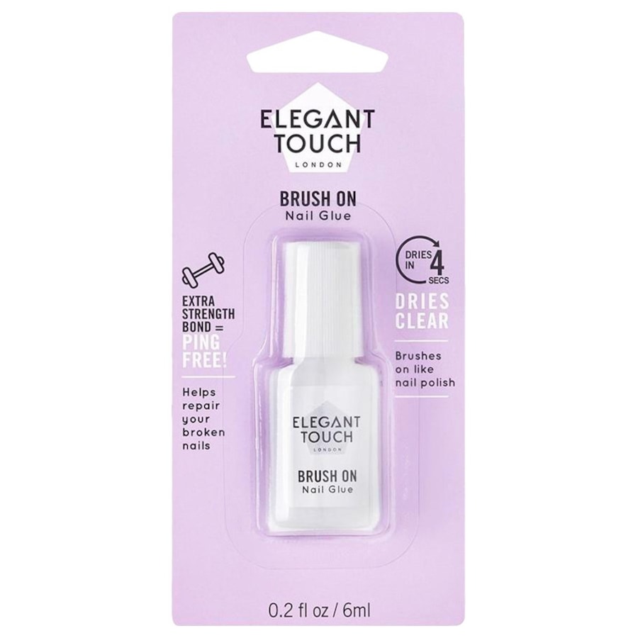 Elegant Touch Cura delle unghie Brush On Nail Glue