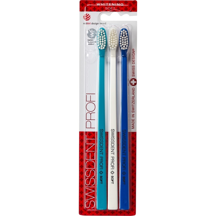 Swissdent Spazzolini da denti Soft Profi Whitening Trio