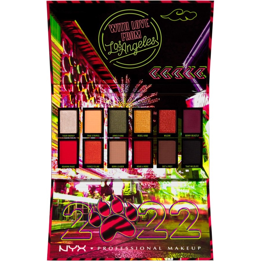 NYX Professional Makeup Ombretto Lunar New Year 2022 Tiger Eyeshadow Palette