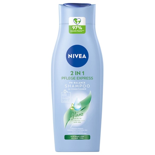 NIVEA Shampoo 2in1 Pflege Express + Spülung Damen