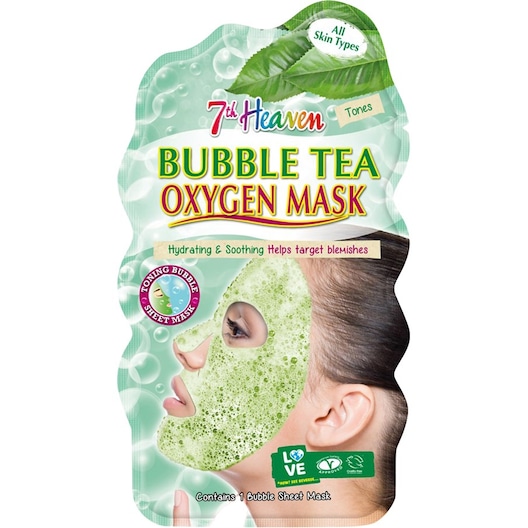 Montagne Jeunesse 7th Heaven Ansigtspleje Oxygen Mask Bubble Tea 1 Stk. (33,00 kr / 1 stk.)