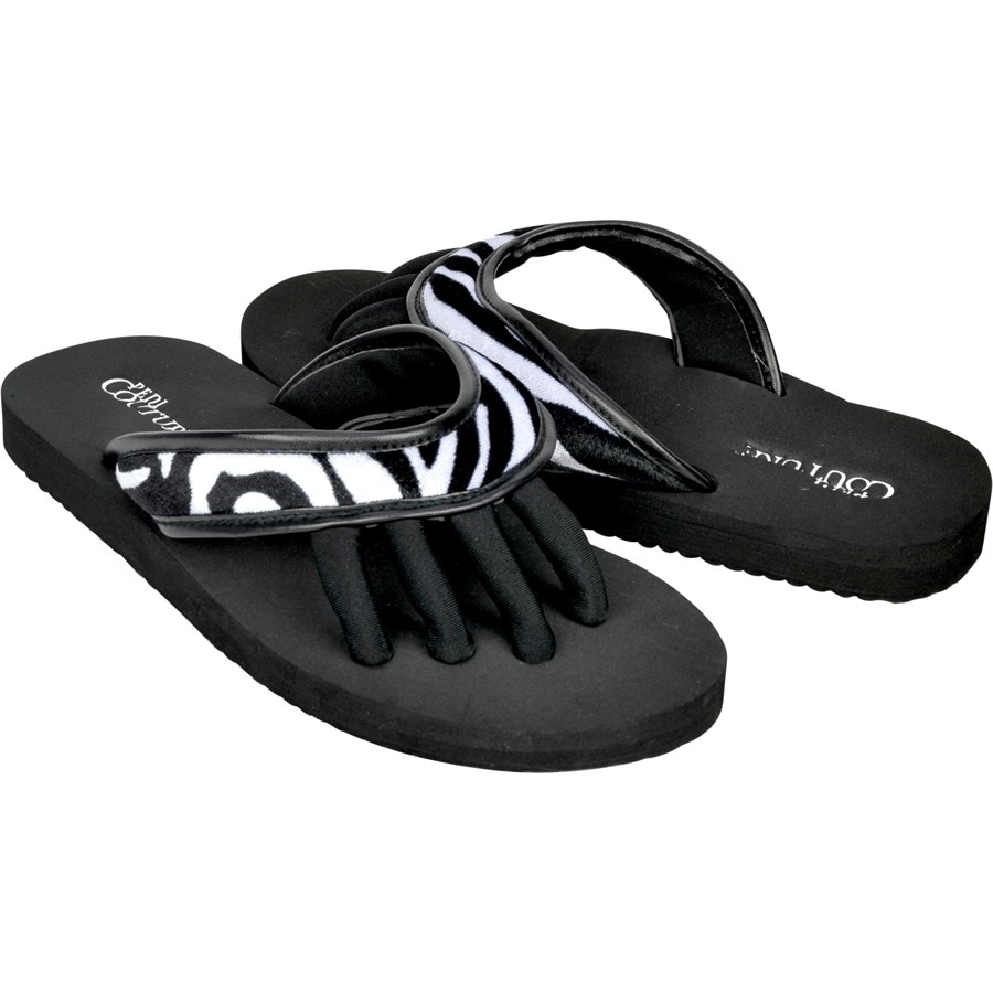 Pedi Couture Pediküre Sandalen Zebra selvatica