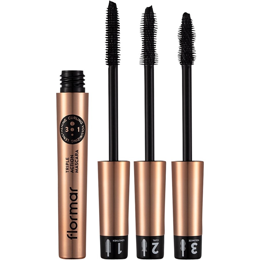 Flormar Mascara Triple Action Mascara