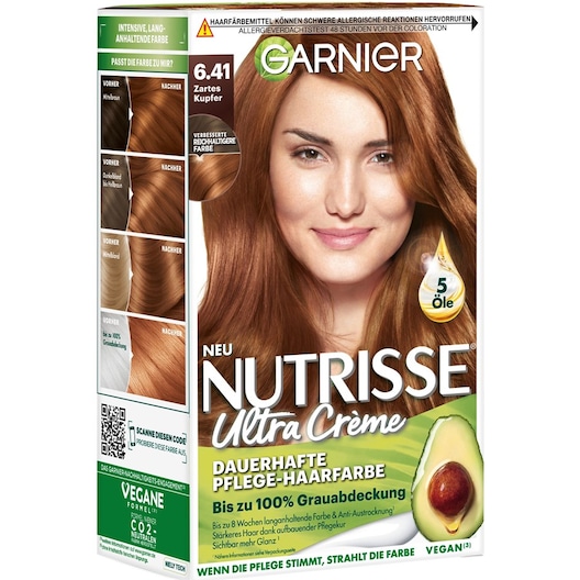 GARNIER Nutrisse Creme Dauerhafte Pflege-Haarfarbe Haarfarbe Damen 1 ct