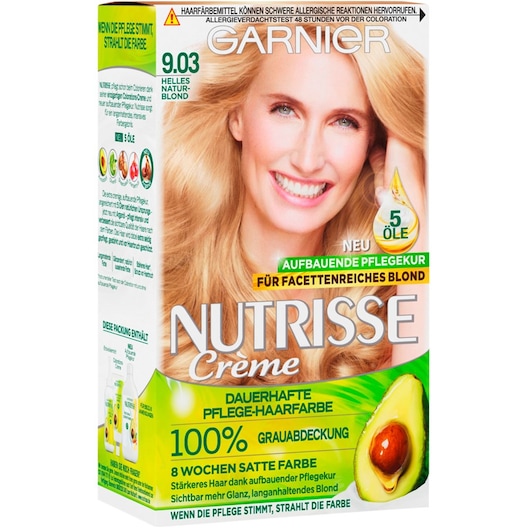 GARNIER Nutrisse Creme Dauerhafte Pflege-Haarfarbe Coloration Damen