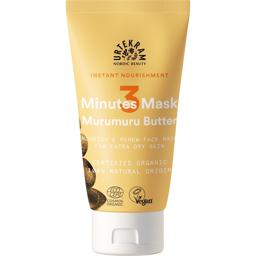 Urtekram 3 Minutes Nourish & Renew Face Mask Murumuru Butter