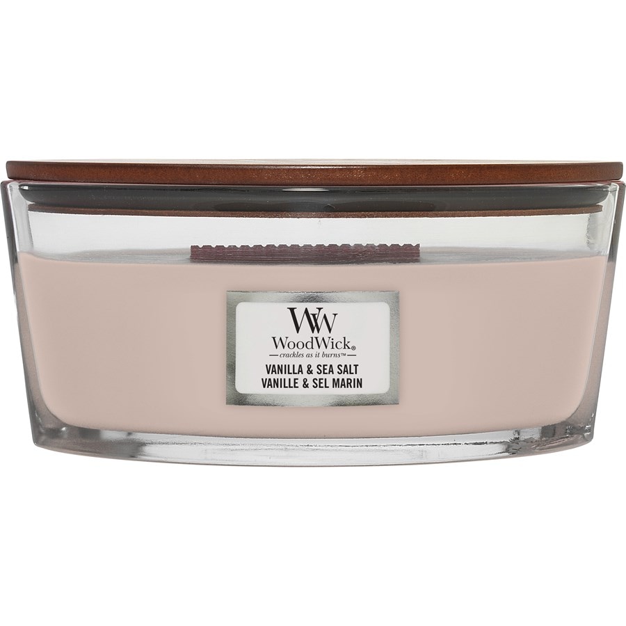 WoodWick Candele profumate Vanilla & Sea Salt