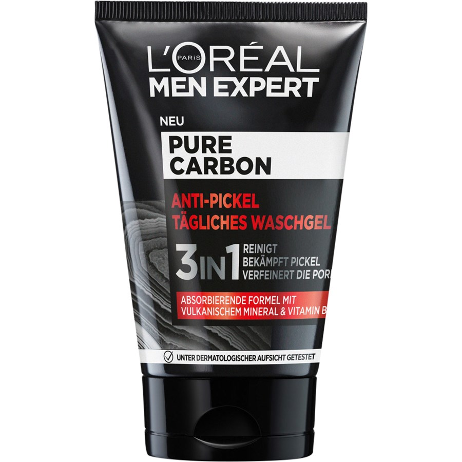 L’Oréal Paris Men Expert Gesichtspflege Anti-Pickel tägliches Waschgel 100 ml