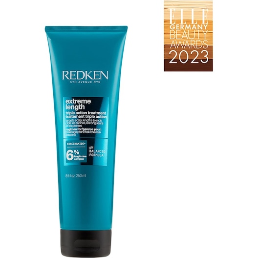 Redken Damaged hair Extreme Length Triple Action Mask 250 ml (884,00 kr / 1 l)