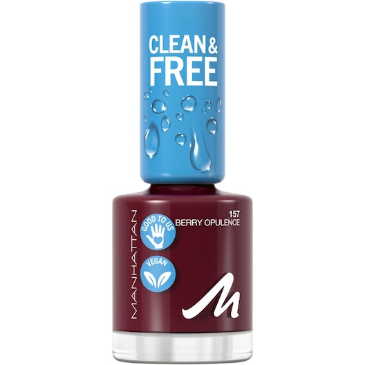 Manhattan Make-up Negle Clean & Free Nail Lacquer 157 Berry Opulence 8 ml