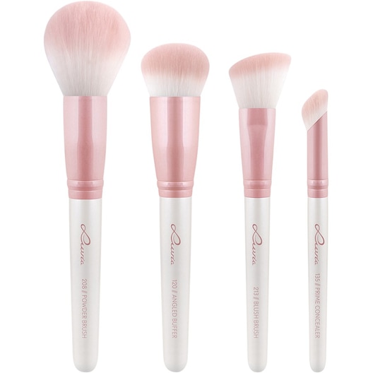 Luvia Cosmetics Brush Brush Set Prime Vegan Candy Flawless Face Set Prime Concealer + Blush Brush + Angled Buffer + Powder Brush 1 Stk. (193,00 kr / 1 stk.)