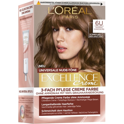 L’Oréal Paris Indsamling Excellence Universal Nude Shades 6U Mørk blond 1 Stk.