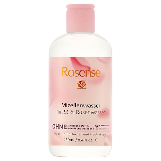 Rosense Ansigtspleje Micellarvand med 96% rosenvand Rens Female 250 ml
