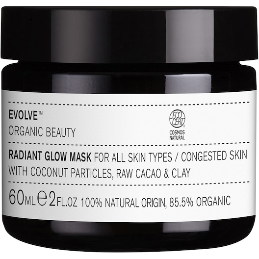 Evolve Organic Beauty Ansigtsmasker Radiant Glow 2-In-1 Face Mask & Polish Masker Female 60 ml