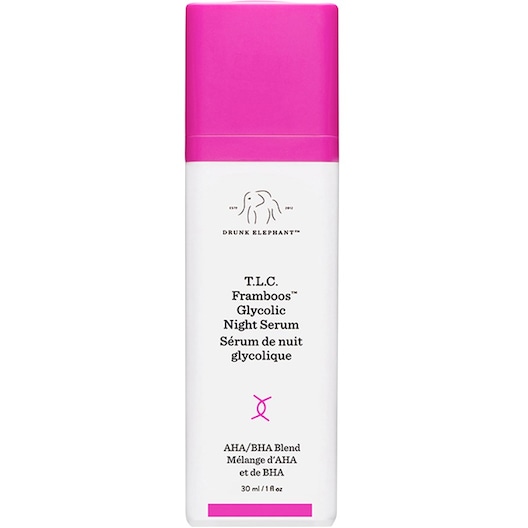 Drunk Elephant Serum T.L.C. Framboos™ Glycolic Night Anti-aging ansigtsserum Female 30 ml