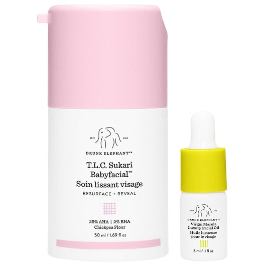 Drunk Elephant Masken und Spezialpflegen T.L.C. Sukari Babyfacial Gesichtspflegesets Damen