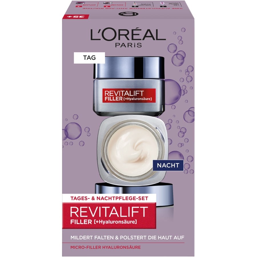 L’Oréal Paris Giorno e notte Filler Revitalift Set per la cura del giorno e della notte