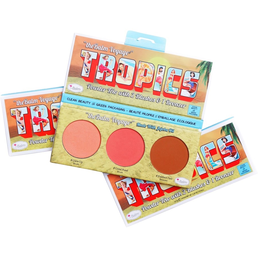 The Balm Blush Make-up Palette Tropics Powder Trio