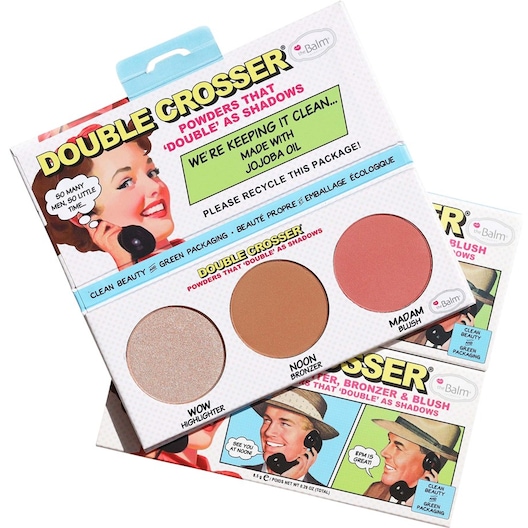 The Balm Ansigt Blush Double Crosser Highlighter, Bronzer & Blush Palette 3,3 g ()