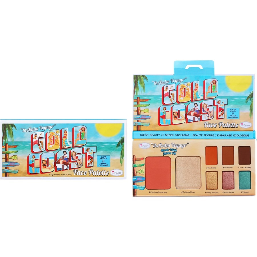 The Balm Ombretto Gold Coast Face Palette